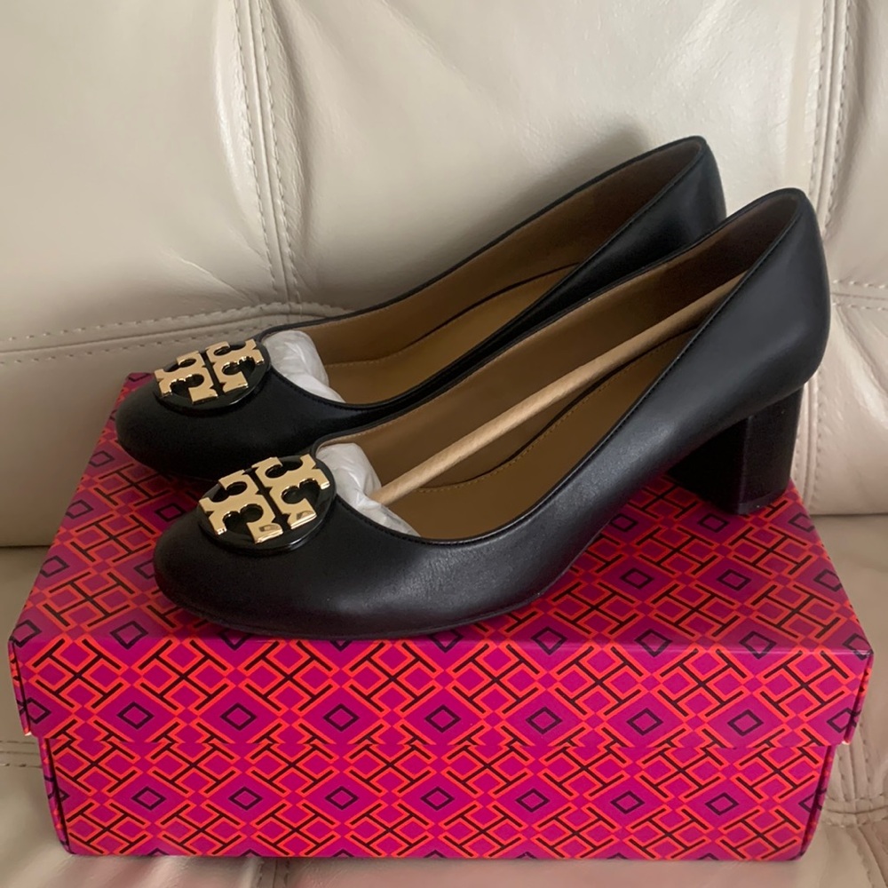 Tory Burch Claire 50 mm Pump/ Calf Leather Size 8 New